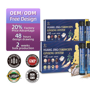 Boisson végétale Duozi Huang Jing Cordyceps Ginseng Huître +VE - Complément énergétique pour hommes et adultes avec extrait d'herbes naturelles - Product Image 1