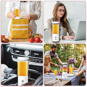 High Quality Portable Household <strong>DC</strong> <strong>Motor</strong> Blender Juicer USB Rechargeable Battery 450ml Capacity Car Compatible <strong>Shaker</strong> Design - Product Image 5