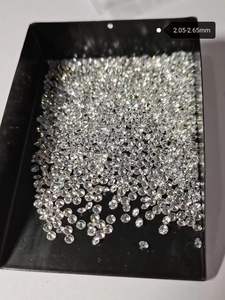 Diamantes Cultivados en Laboratorio, Piedras Melee DF de 0.01ct, Corte Redondo, Diamantes Sueltos HPHT, Gemas Preciosas - Product Image 3