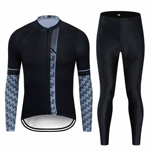 Personalizable de los hombres de <span class=keywords><strong>invierno</strong></span> de lana térmica Ciclismo Jersey Traje Montar al aire libre Ropa de bicicleta Montar al aire libre Pantalones largos Bib <span class=keywords><strong>MTB</strong></span> Warm - Product Image 1