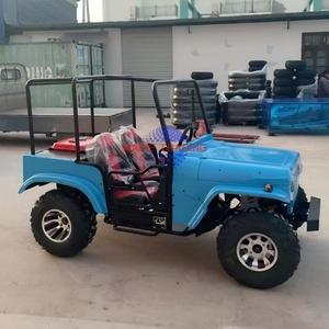 Vente flash - Mini Jeep 2 places avec sièges en cuir souple, frein hydraulique, moteur chinois, essence, buggy pour adultes, karting 3K - Product Image 4