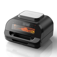 Certificat CE CB ETL Friteuse domestique Smart Digital Air Energy Cooker Fryer Verre visible Friteuse à air multifonctionnelle 10 litres