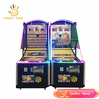 Jeu d'arcade de basket de rue à monnayeur 220V en métal et plastique avec prise en charge de la langue espagnole pour les 6 ans et plus