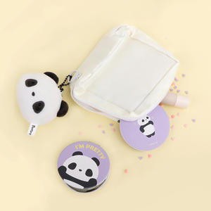 Paorang Double Sided Hand <b>Mirror</b> Foldable Cute Cartoon Compact Portable <b>Pocket</b> Cosmetic <b>Mirror</b> Girls Women Travel Vanity KR - Product Image 2