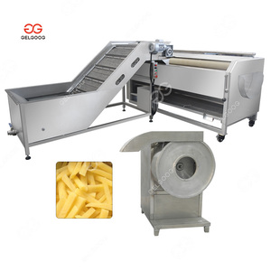 Thương mại khoai tây chiên khoai tây chiên rửa cắt khoai tây lột và sứt mẻ máy - Product Image 1