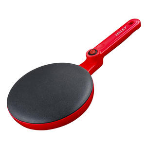 HALEY <span class=keywords><strong>Crêpière</strong></span> <span class=keywords><strong>Électrique</strong></span> 650 W Antiadhésive Rouge et Noire <span class=keywords><strong>avec</strong></span> <span class=keywords><strong>Poignée</strong></span> Suspendue pour Usage Domestique - Product Image 2