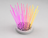 Tube lumineux à LED Pixel CL-T100W DMX RGB pour la décoration de scène, studio TV, événements
