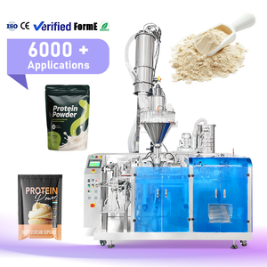 เครื่องบรรจุถุงพลาสติกอัตโนมัติไฟฟ้ากำลังสูง 700 กรัม 2.5 กิโลกรัม สำหรับบรรจุผงโปรตีน ผงอาหาร - Product Image 1