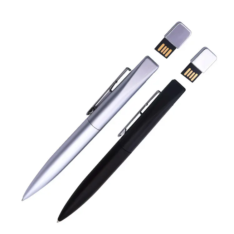 גבוהה באיכות מתכת Usb עט עם לוגו מותאם אישית Ballpen עם Usb דיסק און קי 4gb 8gb 16gb