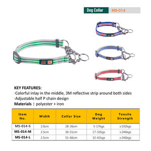 MIDEPET Logo personnalisé OEM Martinger grand collier de chien de compagnie élargissement anneaux en métal sécurité colliers de dressage de chien durables - Product Image 5
