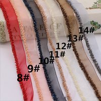 En gros Exclusif Perle Garniture Ceinture De Mariée Ceintures Robe De Mariée Ruban Costume Dentelle Artisanat À Coudre Sari Bordure pour Chaussures et Sacs