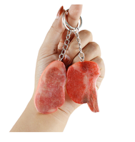 En gros, Porte-clés et Pendentif de sac en PVC 3D, imitation aliments (viande, côtes de bœuf, steak tomahawk), promotionnel