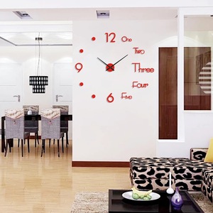 Orologio <span class=keywords><strong>da</strong></span> <span class=keywords><strong>parete</strong></span> decorativo per la casa dal Design moderno orologio <span class=keywords><strong>da</strong></span> <span class=keywords><strong>parete</strong></span> in acrilico 3d senza cornice grande fai <span class=keywords><strong>da</strong></span> te - Product Image 3