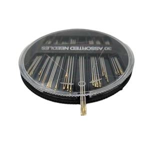 クロスボーダーサプライLooen高品質織りゴールドテールシルバー手縫い針家庭用糸箱30個入り - Product Image 5