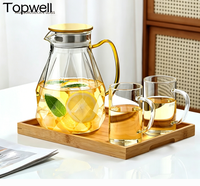 NOUVEAU Offre Spéciale 1500ml-2200ML morden home decorative arabe teapot kettle and cup set Offre Spéciale