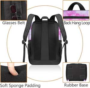 Sac à dos d'école en Oxford gris imperméable, durable, personnalisé pour les voyages d'affaires, vente en gros, pas cher, pour ordinateur portable 15,6 pouces - Product Image 1