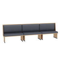 JP Chaise en bois massif au design moderne Porte-cartes en rotin tissé Table de canapé Café Restaurant Restauration Utilisation en extérieur