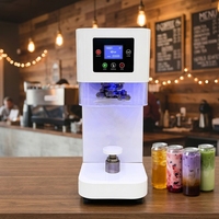Machine de scellage de canettes non rotative certifiée CE, machine à sertir les canettes de soda, boissons automatiques pour canettes de soda et de jus, machine de scellage avec plateau