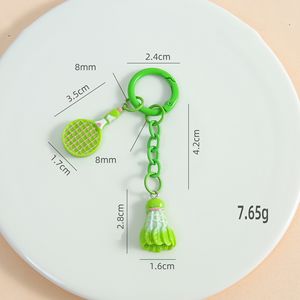 Llavero Creativo Multicolor con Mini Raqueta de Bádminton, Llavero con Raqueta de Bádminton, Adorno para Bolsos - Product Image 5
