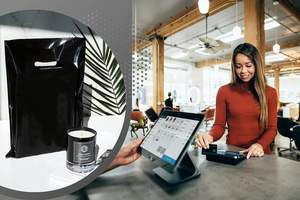 Choice Marts 100 Plastique avec poignées-12 "x 15" Glossy 2 Mil Thick Black Retail Bags Convient pour les marchandises et les cadeaux - Product Image 4