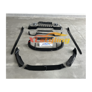 Xlstyling xe màu đen Knight chiến binh cơ thể Kit phía trước Lip Side váy phía sau khuếch tán Spoiler BodyKit cho BMW X3 G01 LCI X4 G02 - Product Image 1