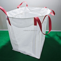Blanc personnalisé 1 tonne 2 tonnes grand sac de sable tissé en polypropylène recyclable étanche à l'humidité jumbo FIBC élingue pour sable Fibc grand tissé