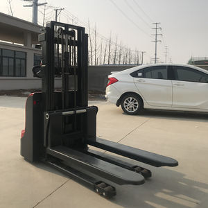 Apiladores semi eléctricos apiladores de palets tipo caminar apilamiento eléctrico carretilla elevadora apiladores de palets de segunda mano para la venta - Product Image 5