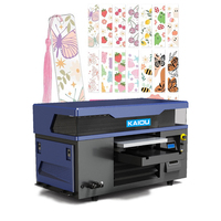 Impresora Portátil de Tarjetas de Inyección de Tinta UV DTF KAIOU con Tinta UV, Impresora Híbrida de Película AB para Etiquetas de Cristal, Nueva