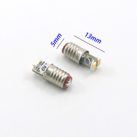 Ampoule LED miniature E5 12V 14V 18V à culot à vis pour maquettes ferroviaires, accessoires de train à l'échelle H0, loisirs créatifs DIY