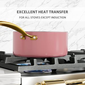 Juego <span class=keywords><strong>de</strong></span> Utensilios <span class=keywords><strong>de</strong></span> Cocina <span class=keywords><strong>de</strong></span> Cerámica No Tóxicos Regalo Olla Holandesa Dorada Cacerola Sartén para Saltear y Freír Juego <span class=keywords><strong>de</strong></span> <span class=keywords><strong>Ollas</strong></span> y Sartenes - Product Image 3