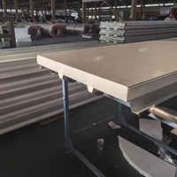 Panneaux sandwich isolés ignifuges 150 mm/200 mm en EPS pour toitures de bâtiments préfabriqués, usage industriel et entrepôts, écologiques