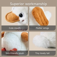 Tumama enfants électronique en peluche canard jouets sensoriel danse canard poupées bébé jouets musicaux doux peluche canard parlant jouet pour les tout-petits