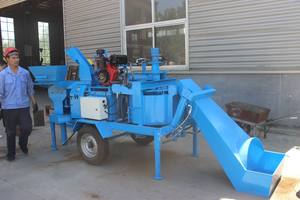 Macchina Mobile per fabbricare mattoni WT2-20M doppia pressa semiautomatica idraulica Diesel argilla fango terreno macchine per la fabbricazione di mattoni - Product Image 4