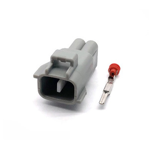 Conector Automotriz de 2 Posiciones, Plástico Gris, Macho y Hembra, para Luz Antiniebla de Toyota, Señal 90980-11019 - Product Image 2