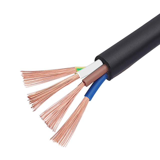 Fire Resistant Industrial Power Heating Cable ZC-RVV 2 Core 3 Core 4 Core PVC Flame-retardant Flexible Wire