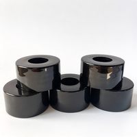 Vente directe d'usine OLATEC, bouchon compte-gouttes de 24 mm, couvercle compte-gouttes noir, surface lisse