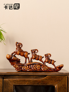 งานประติมากรรมเรซิ่นอีพ็อกซี่ ซันยาง ไคไต ของตกแต่งบ้าน สไตล์สร้างสรรค์ ของประดับตกแต่งห้องนั่งเล่น งานศิลปะพื้นบ้าน ของตกแต่งบ้านใหม่ ของตกแต่งสำนักงาน งานฝีมือ - Product Image 5