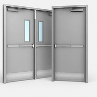 Puertas Comerciales de Acero Contra Incendios con Certificación CE de Fábrica AORUISI, Duraderas y Resistentes, Diseño Moderno