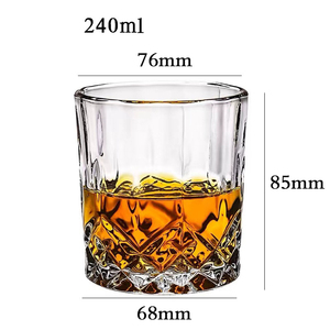 41Years Factory New Arrival Glass <strong>Wine</strong> Cup Tea Mug <strong>Tumbler</strong> High Quality Glass Whisky <strong>Wine</strong> Glass 240ml Capacity - Product Image 6