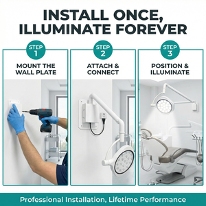 Éclairage chirurgical vétérinaire sans ombre : Lampe <span class=keywords><strong>scialytique</strong></span> mobile pour salle d'opération, haute luminosité, bras réglable, clinique vétérinaire - Product Image 4