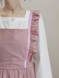 Moda giapponese medievale cotone lino <span class=keywords><strong>cucina</strong></span> grembiuli <span class=keywords><strong>da</strong></span> <span class=keywords><strong>cucina</strong></span> per donna negozio di fiori grembiule parrucchiere bavaglino giardino vestito generale - Product Image 6
