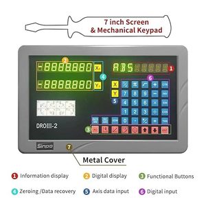 SINPO DRO III-2 Digital Readout for Milling and <b>Lathe</b> Machine Workshop <b>Tools</b> Accessories - Product Image 3