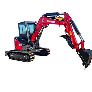 Excavadora Hidráulica Vio50 de Segunda Mano, Mini Excavadora Usada de 5 Toneladas, Certificación CE, Acoplador Rápido, Martillo Rompedor, Motor - Product Image 1
