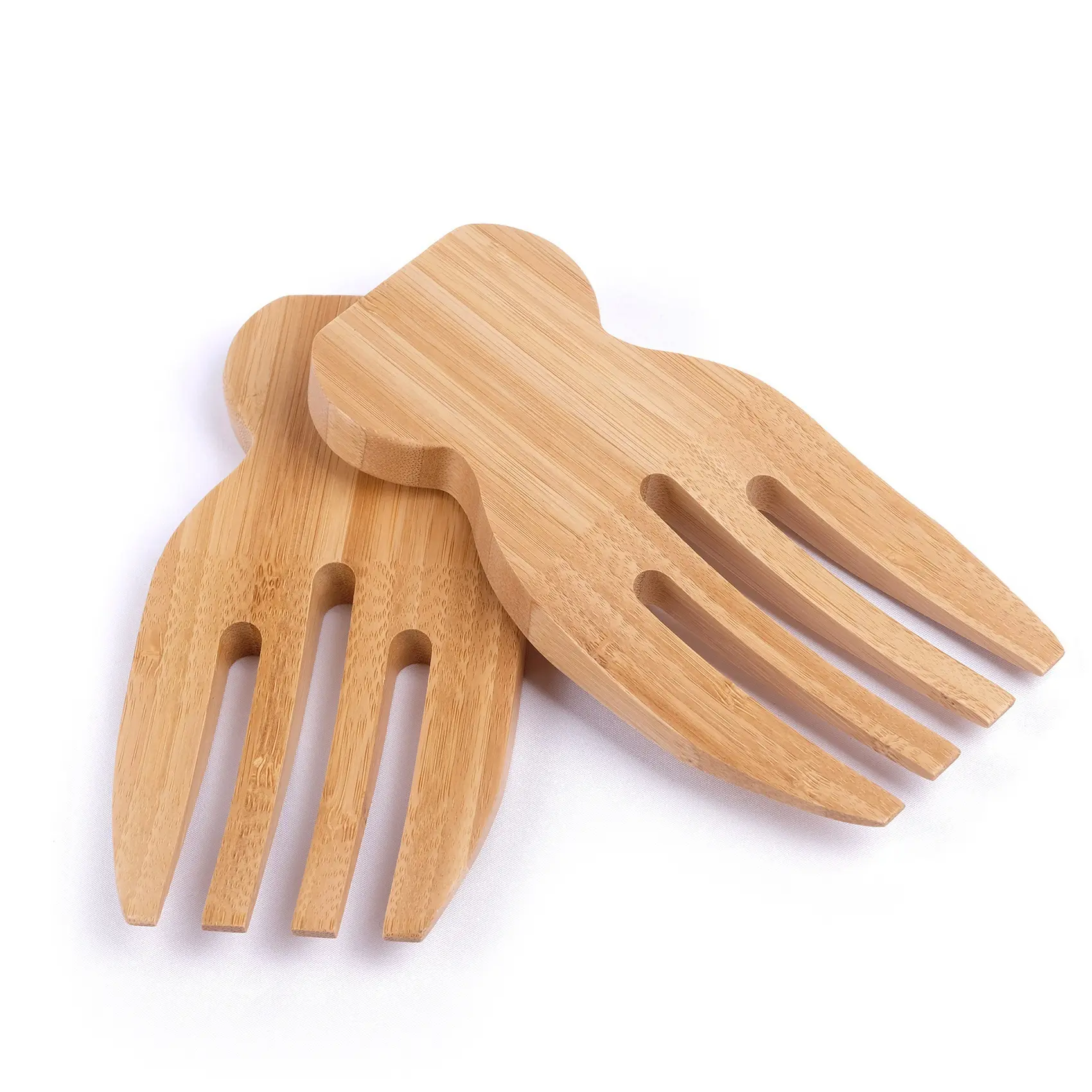 Customized Logo Bamboo Wooden Spoon Small Utensil Wooden Spoons Fork For Cooking Salad Tools
