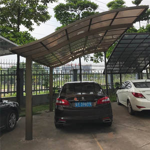 หลังคารถสำหรับจอดรถกันน้ำทำจากโพลีคาร์บอเนตกรอบโลหะของ usu - Product Image 2