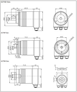 Tuyệt đối Encoder 58 Mét nhà ở profinet đầu ra Ethernet - Product Image 4
