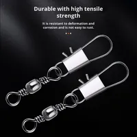 Konektor Tipe B Bentuk Botol Putar dengan 8 Cincin Sub, Perlengkapan Pancing, Aksesoris, Cincin Bentuk Angka Delapan, Grosir