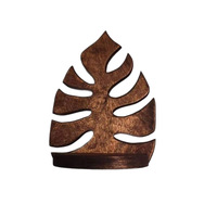 Décoration murale créative transfrontalière en forme de feuille texturée pour plantes en pot d'intérieur et d'extérieur, idéale pour l'entrée