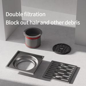 SUS 304 Self-Closing <b>Drain</b> Core Bathroom Floor <b>Drain</b> Odor Resistant Insect Proof Backflow Prevention Shower <b>Drain</b> - Product Image 6