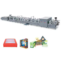 JY1100 Système 4/6 coins, Équipement intelligent de verrouillage automatique, Plietteuse-colleuse de cartons automatique haute vitesse pour l'emballage plastique des produits chimiques